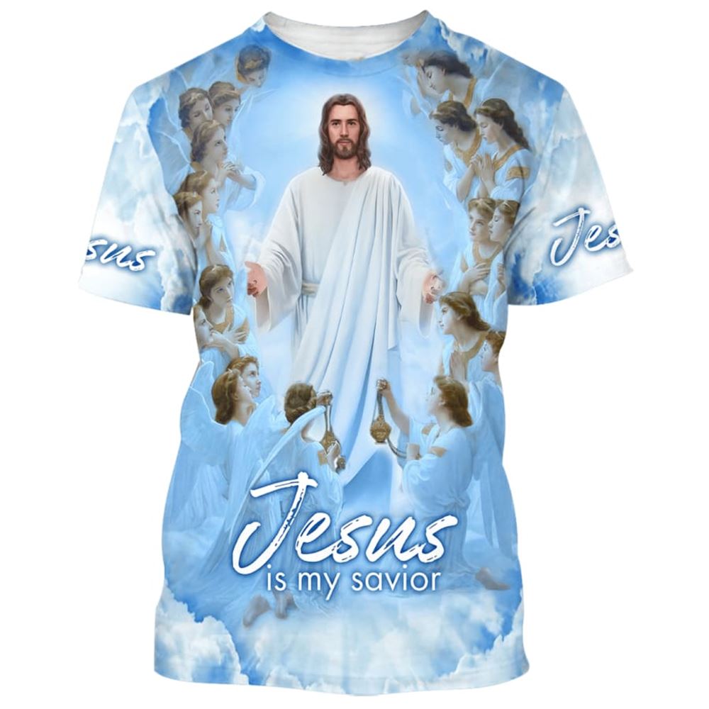 Jesus Is My Savior 3D All Over Print T-Shirt for Men and Women – Christian Faith Shirt Jesus Is My Savior 3D All Over Print T-Shirt for Men and Women – Christian Faith Shirt