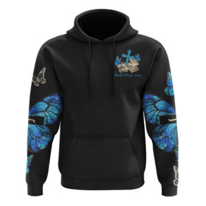 Jesus and Books All Over Print 3D Hoodie - Christian Sweatshirt with Bible Verse
