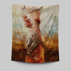 The Hand Of God Jesus Tapestry Prints - Christian Wall Decor & Jesus Christ Art