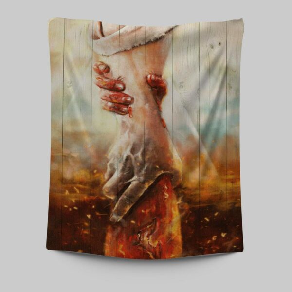 The Hand Of God Jesus Tapestry Prints – Christian Wall Decor & Jesus Christ Art