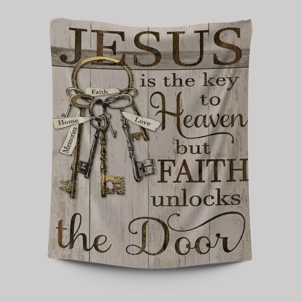 Vintage Jesus Key Tapestry: Old Keys Vintage Door Heaven Access Décor Vintage Jesus Key Tapestry: Old Keys Vintage Door Heaven Access Décor