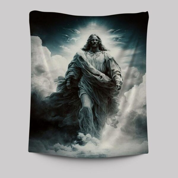 Jesus Walks On Water Tapestry Pictures: Christian Wall Art for Home Decor