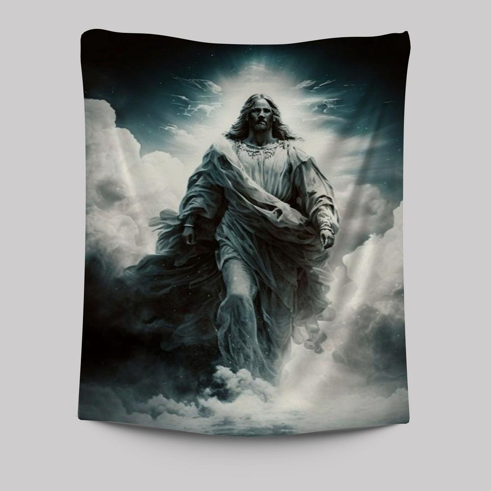 Jesus Walks On Water Tapestry Pictures: Christian Wall Art for Home Decor Jesus Walks On Water Tapestry Pictures: Christian Wall Art for Home Decor