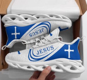 Christian Jesus Blue Max Soul Running Sneakers - Fashion Shoes for Men and Women