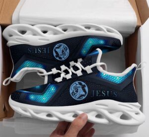 Jesus Black Christ Sneakers: Best Running Shoes Max Soul Shoes for Men and Women - Jesus Fashion Shoes