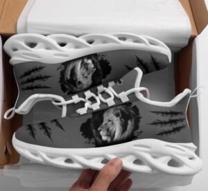 Jesus and Lion Running Sneakers: Christian Best Shoes for Men and Women - Max Soul Fashion