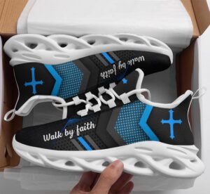 Blue Jesus Walk By Faith Running Shoes: Best Christian Fashion Shoes for Men and Women