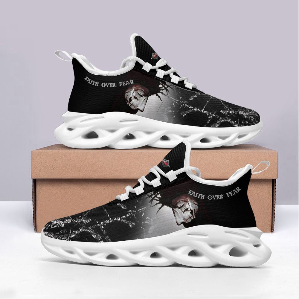 Christian Faith Over Fear Running Shoes for Men and Women Jesus Fashion Sneakers Christian Faith Over Fear Running Shoes for Men and Women Jesus Fashion Sneakers