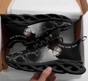 Christian Faith Over Fear Running Shoes for Men and Women Jesus Fashion Sneakers 1