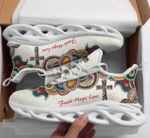 Faith-Inspired Christian White Running Sneakers for Men and Women - Jesus Fashion Shoes