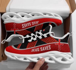 Jesus Fashion Best Running Shoes: Black Red Max Soul Sneakers for Men and Women