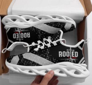 Jesus Rooted in Christ Running Sneakers - Best Christian Fashion Shoes for Men and Women