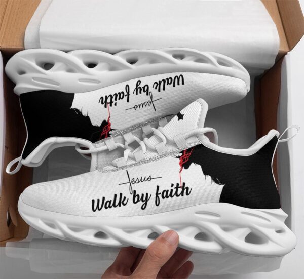 Jesus Walk By Faith Running Sneakers: Christian Best Shoes for Men and Women