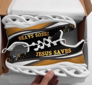 Jesus Saves Running Sneakers: Christian Best Max Soul Shoes for Men and Women