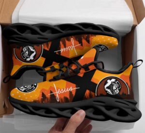 Yellow Jesus Running Sneakers: Best Christian Fashion Shoes for Men and Women 1