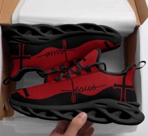 Red Jesus Christ Running Shoes Max Soul Sneakers for Men & Women Christian Fashion Footwear 1