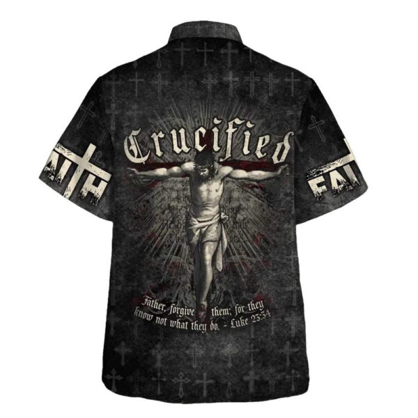 Crucified Jesus Hawaiian Shirt for Men – Christian Gift Shirt