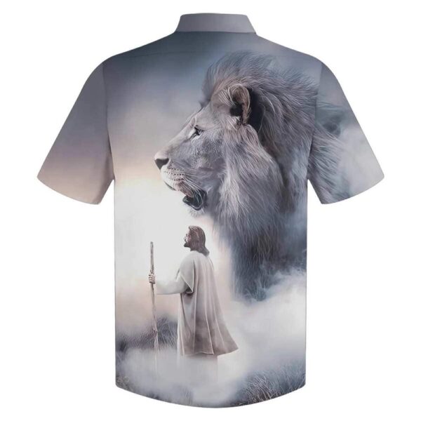 Christian Jesus Lion Hawaiian Shirt for Men – Gift for Faithful Friend