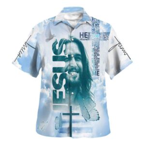 Christian Jesus Bible Verse Hawaiian Shirt for Men - Perfect Gift for Faithful Friend