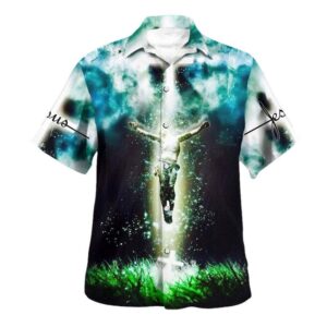 Resurrection of Jesus Hawaiian Shirt for Men - Christian Gift Shirt