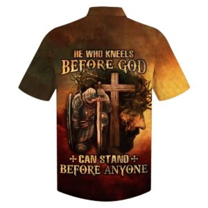 Jesus Knight Armor Of God Christian Cross Hawaiian Shirt - Religious Gift 1
