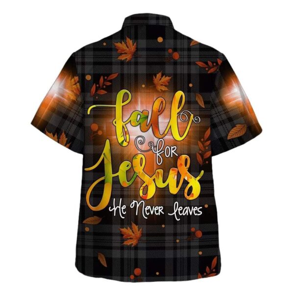Fall For Jesus Hawaiian Shirt For Men Thanksgiving Halloween Christian Gift