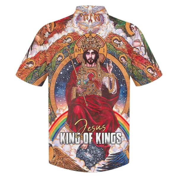 King of Kings Men s Christian Faith Hawaiian Shirt – Perfect Christian Gift
