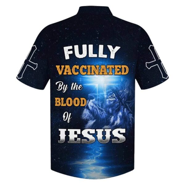 Men s Fully Vaccinated By The Blood Of Jesus Christian Hawaiian Shirt – Perfect Gift for Christian Men
