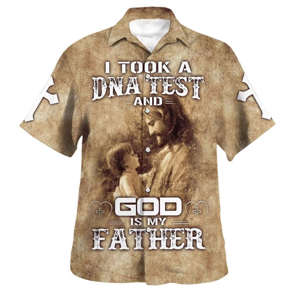 God Is My Father Jesus Hawaiian Shirt For Men – Christian Gift God Is My Father Jesus Hawaiian Shirt For Men – Christian Gift