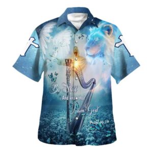 Men s Jesus Be Still And Know Hawaiian Shirt – Christian Gift