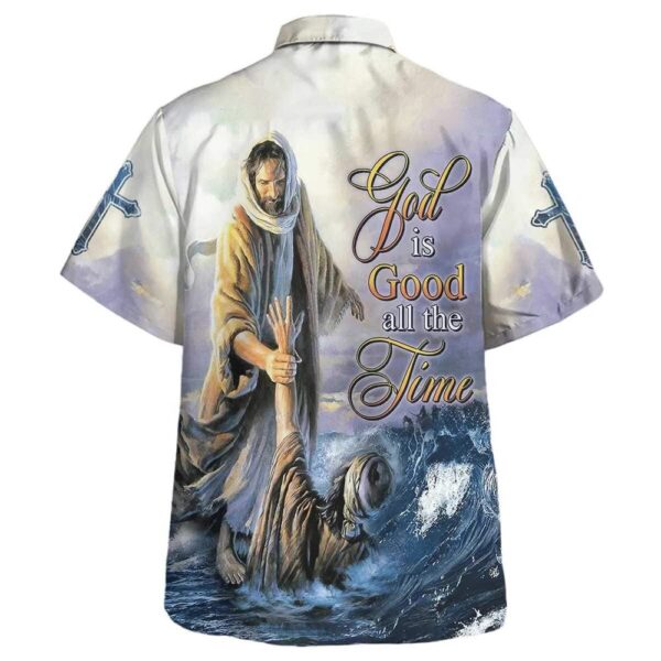 Men s God Is Good Jesus Hawaiian Shirt – Christian Gift