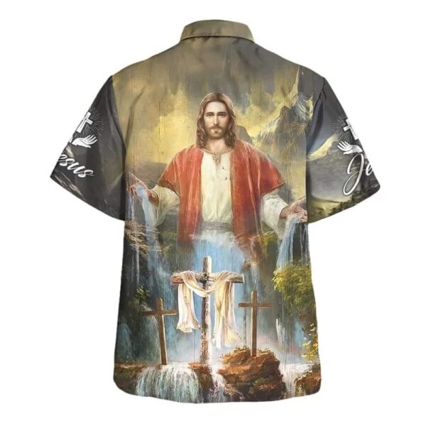 Men s Jesus Christ Savior Hawaiian Shirt – Christian Gift