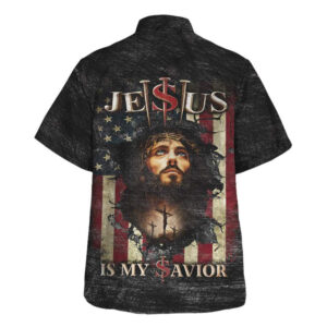 Jesus Is My Savior Men s Christian Hawaiian Shirt - Gift for Christians 1