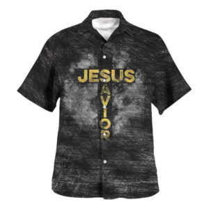 Men s Jesus Is My Savior Christian Hawaiian Shirt - Perfect Gift for Christian Faith