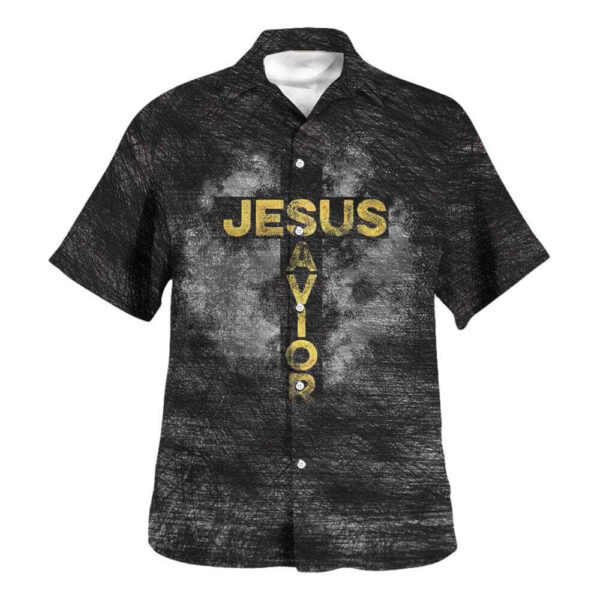 Men s Jesus Is My Savior Christian Hawaiian Shirt – Perfect Gift for Christian Faith