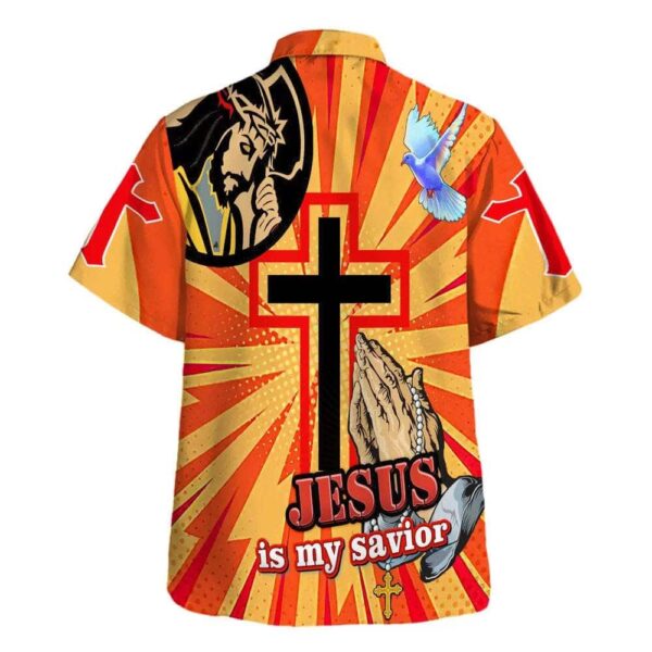Christian Jesus Pray Cross Hawaiian Shirt for Men – Gift for Christian