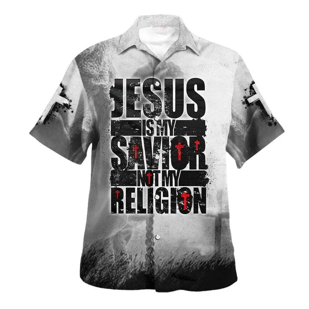 Men s Jesus Is My Savior Christian Hawaiian Shirt – Unique Gift for Christians Men s Jesus Is My Savior Christian Hawaiian Shirt – Unique Gift for Christians