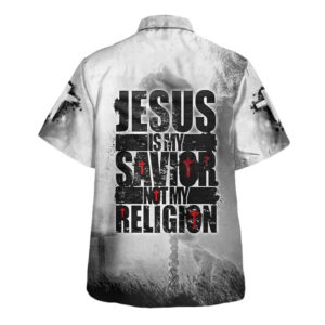 Men s Jesus Is My Savior Christian Hawaiian Shirt - Unique Gift for Christians 1