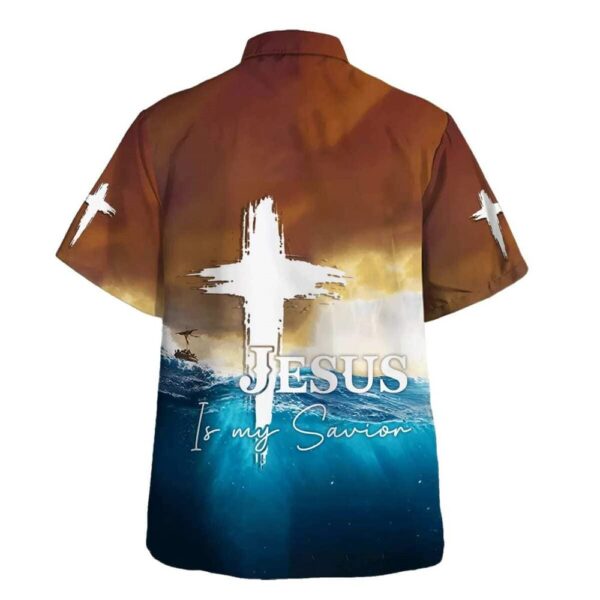 Christian Hawaiian Shirt – Jesus Is My Savior – Men s Gift – God Theme