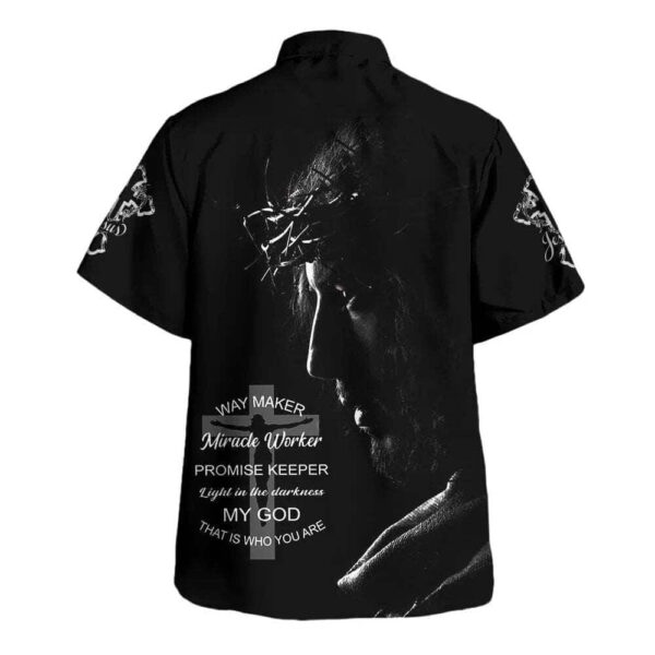 Men s Jesus Way Maker Miracle Worker Christian Hawaiian Shirt – Perfect Gift for Christian