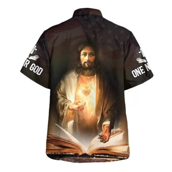 Men s Jesus One Nation Under God Christian Hawaiian Shirt – Perfect Gift for Christian