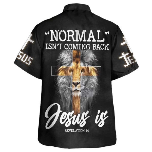 Lion Bible Verse Jesus Cross Christian Hawaiian Shirt for Men – Gift for Christian