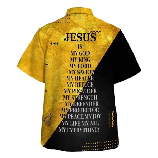Lion Jesus Hawaiian Shirt for Men: Christian Gift Shirt