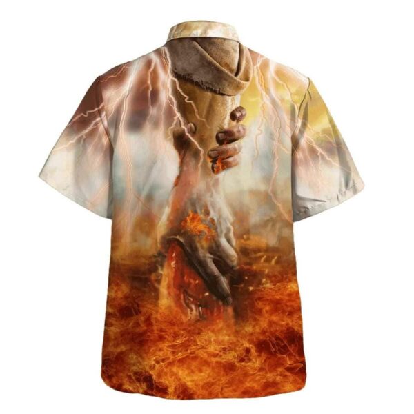 Hand of God Jesus Savior Men s Christian Hawaiian Shirt – Perfect Gift for Christian