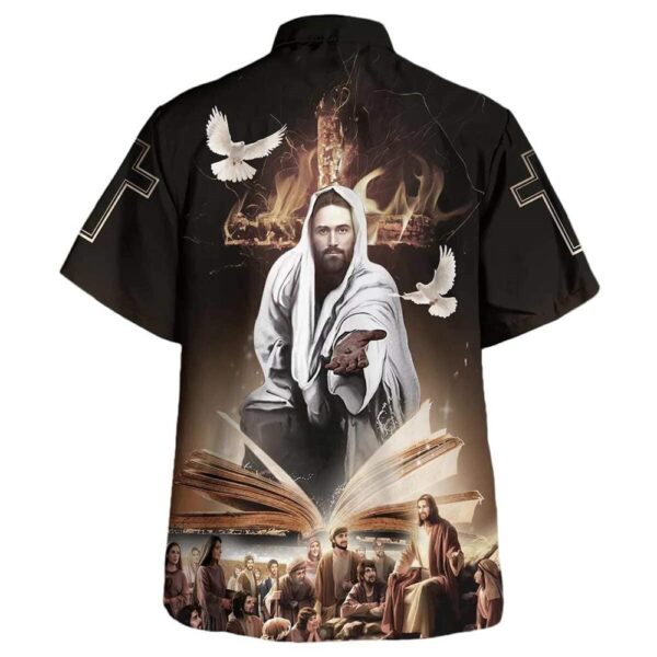 Lion of Judah Jesus Hawaiian Shirt for Men – Christian Gift