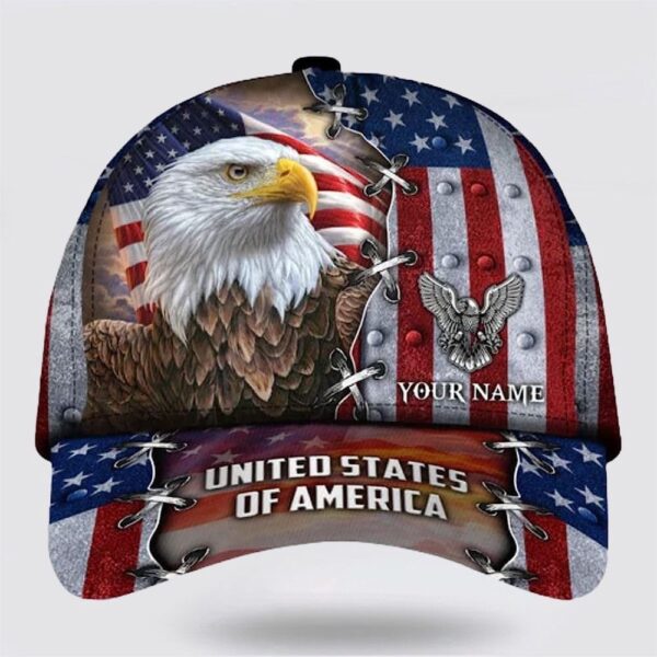 Bald Eagle United States Of America Baseball Cap, Christian, Jesus Hat Trucker Classic Hats Gift