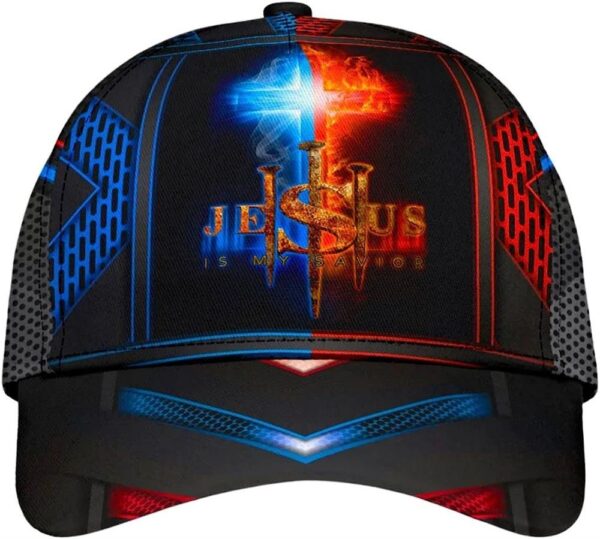 Jesus Is My Savior Cross Baseball Cap Hat  Trucker Classic Hats Gift