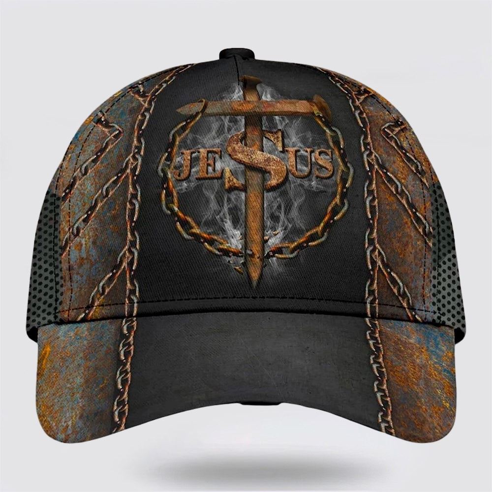 Jesus Cross Nails Baseball Cap Hat Trucker Classic Hats Gift Jesus Cross Nails Baseball Cap Hat Trucker Classic Hats Gift
