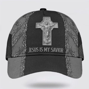 Jesus Is My Savior Cross Baseball Cap Hats  Trucker Classic Hats Gift