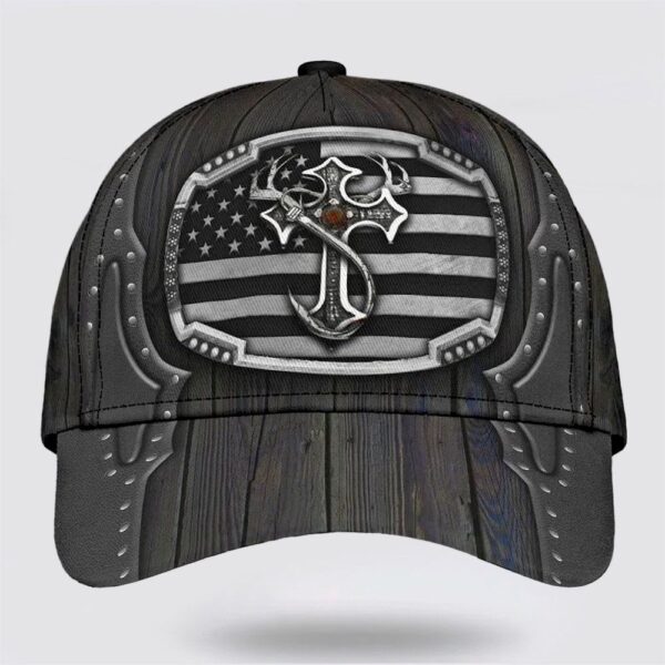 Jesus Hunting Fishing Cross Baseball Cap Hat  Trucker Classic Hats Gift